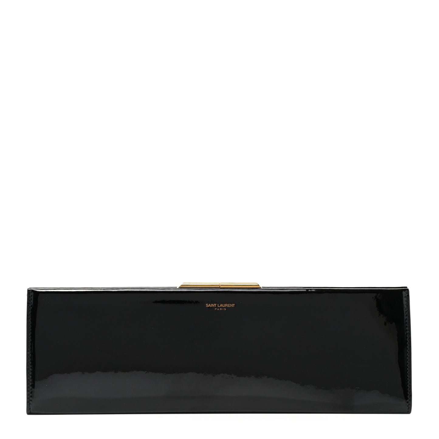 Patent Midnight Clutch Black