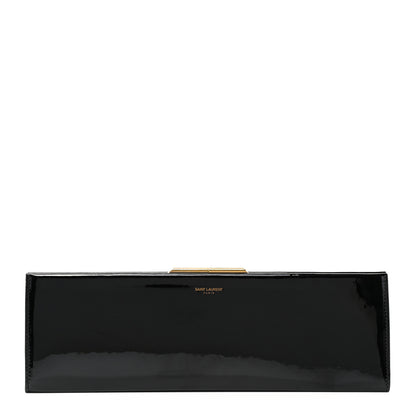 Saint Laurent Patent Midnight Clutch Black 1 of 7