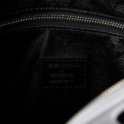 Louis Vuitton X UF Tufted Monogram Speedy Bandouliere 25 White Black 8 of 10