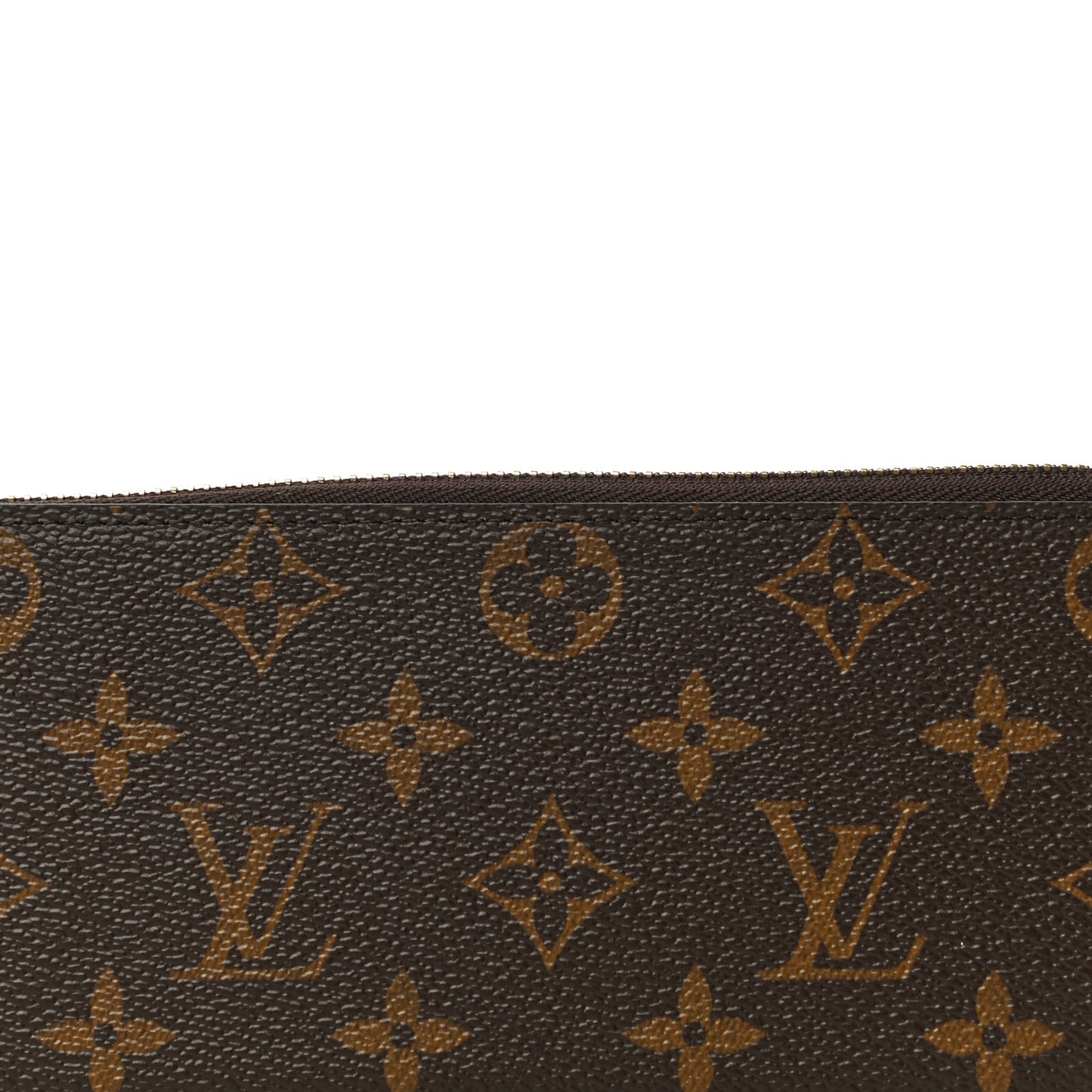 Monogram Clemence Wallet Rose Ballerine