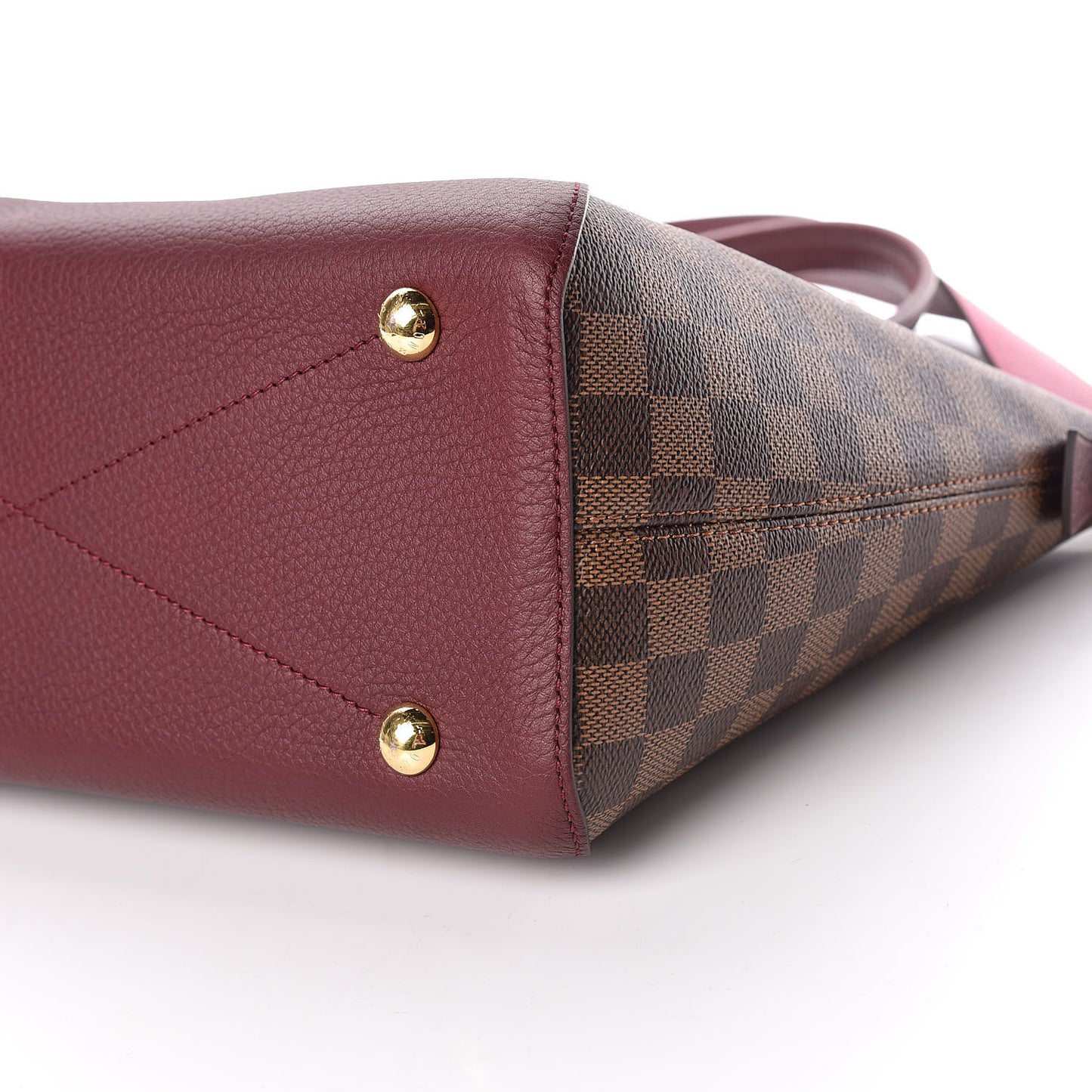 Damier Ebene Cuir Taurillon Hyde Park Fuchsia
