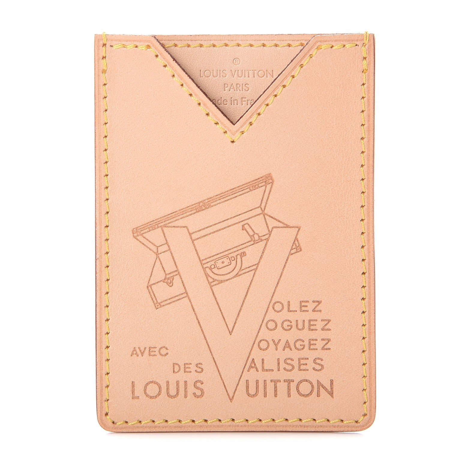 Louis Vuitton Vachetta Voyages Card Holder 1 of 7