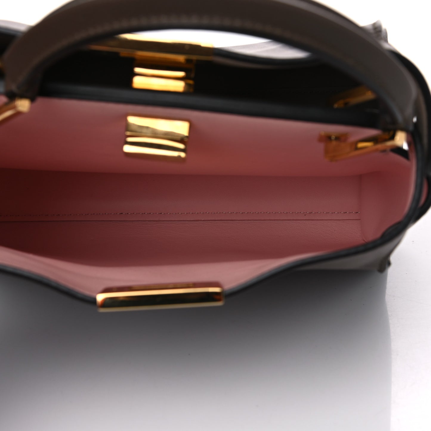 Vitello Tahiti Burro Bi-Color Medium Peekaboo Iconic Essentially Satchel Maya Camelia Confetto