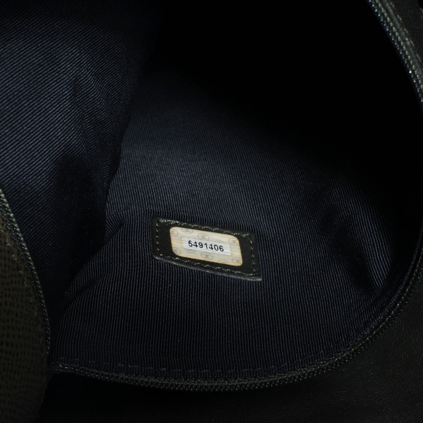 Caviar Shoulder Bag Dark Green