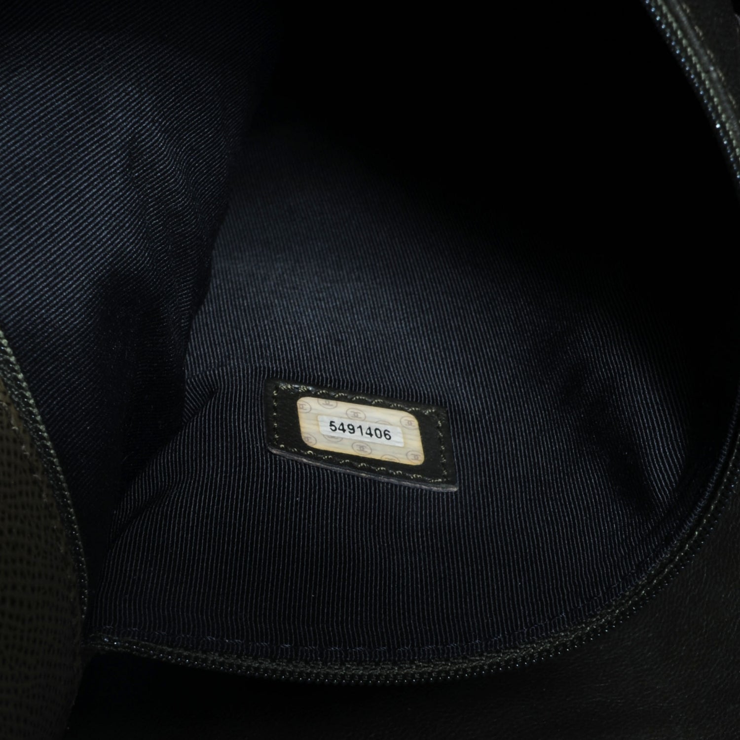 Chanel Caviar Shoulder Bag Dark Green 7 of 7