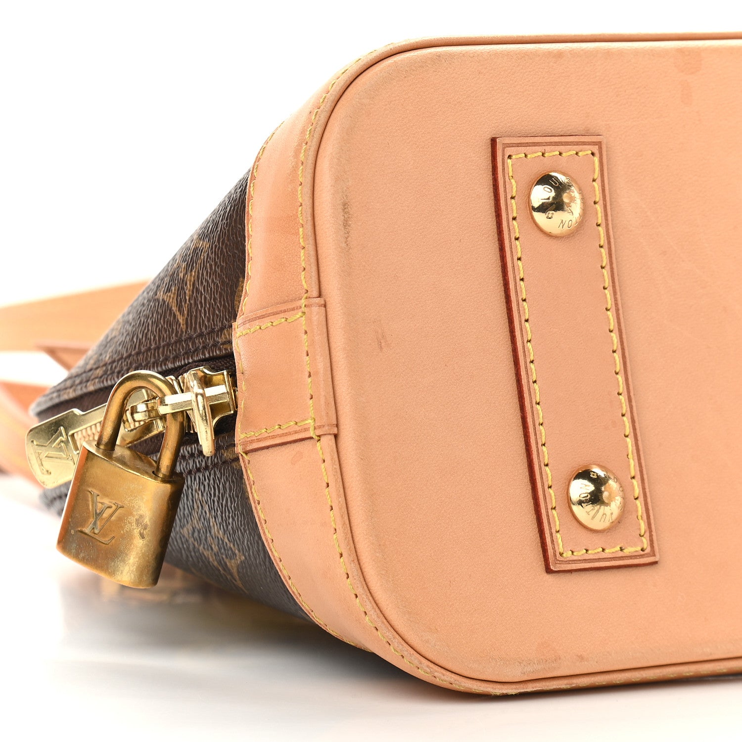 Louis Vuitton Monogram World Tour Alma BB 7 of 10