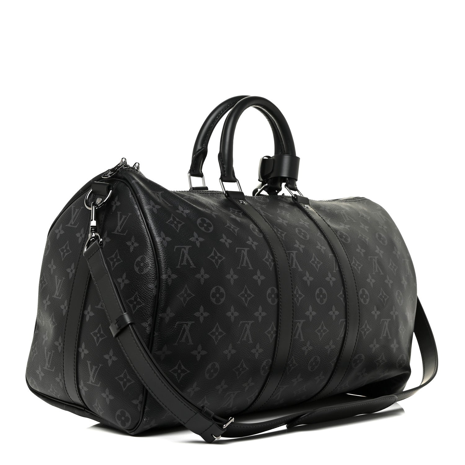 Louis Vuitton Monogram Eclipse Keepall Bandouliere 45 3 of 13