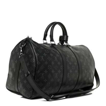 Louis Vuitton Monogram Eclipse Keepall Bandouliere 45 3 of 13