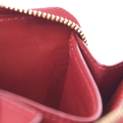 Louis Vuitton Vernis Rayures Zippy Coin Purse Pomme D'Amour 7 of 9