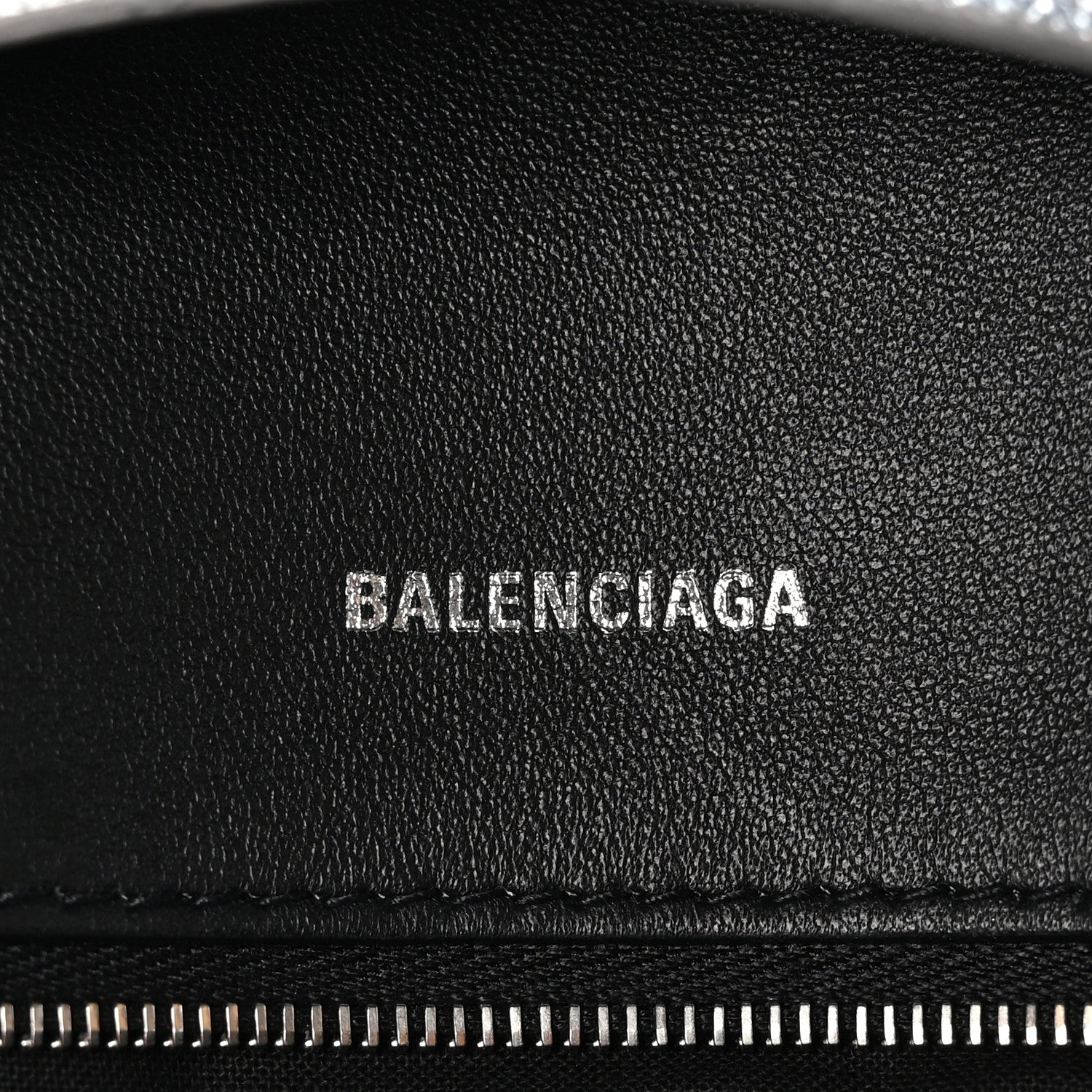 Balenciaga Metallic Soft Textured Calfskin Small Downtown Shoulder Bag Silver 6 of 10