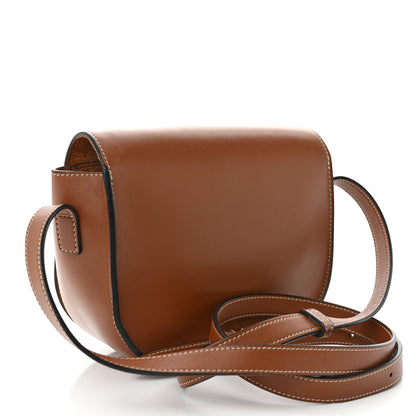 Celine Smooth Calfskin Cuir Triomphe Folco Crossbody Bag Tan 3 of 11