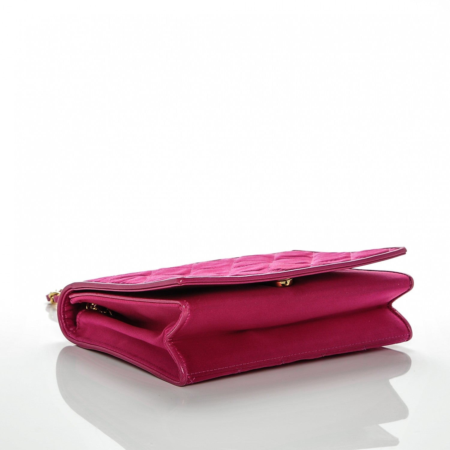 Chanel Satin Quilted Small Single Flap Pink 4 of 7