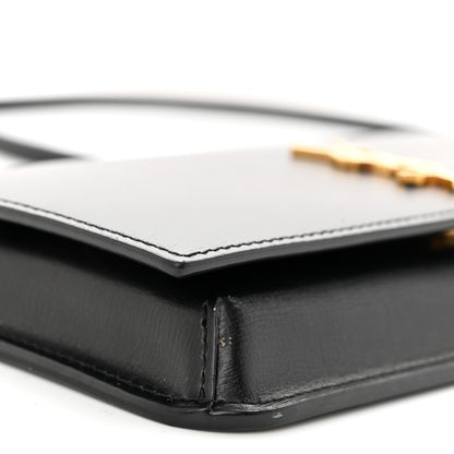 Saint Laurent Smooth Calfskin Monogram Phone Holder Crossbody Black 8 of 10