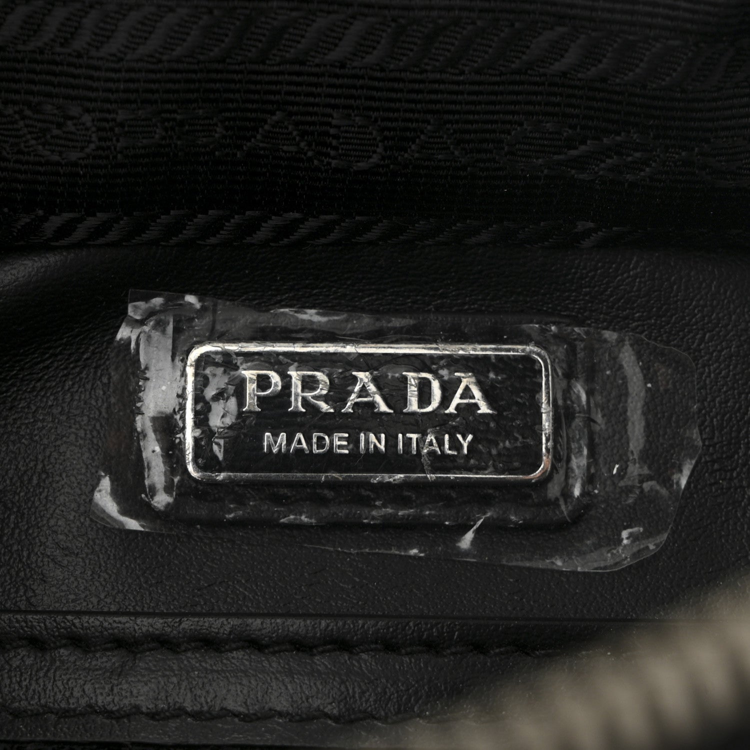 Prada Saffiano Travel Medium Brique Crossbody Bag Black 6 of 11