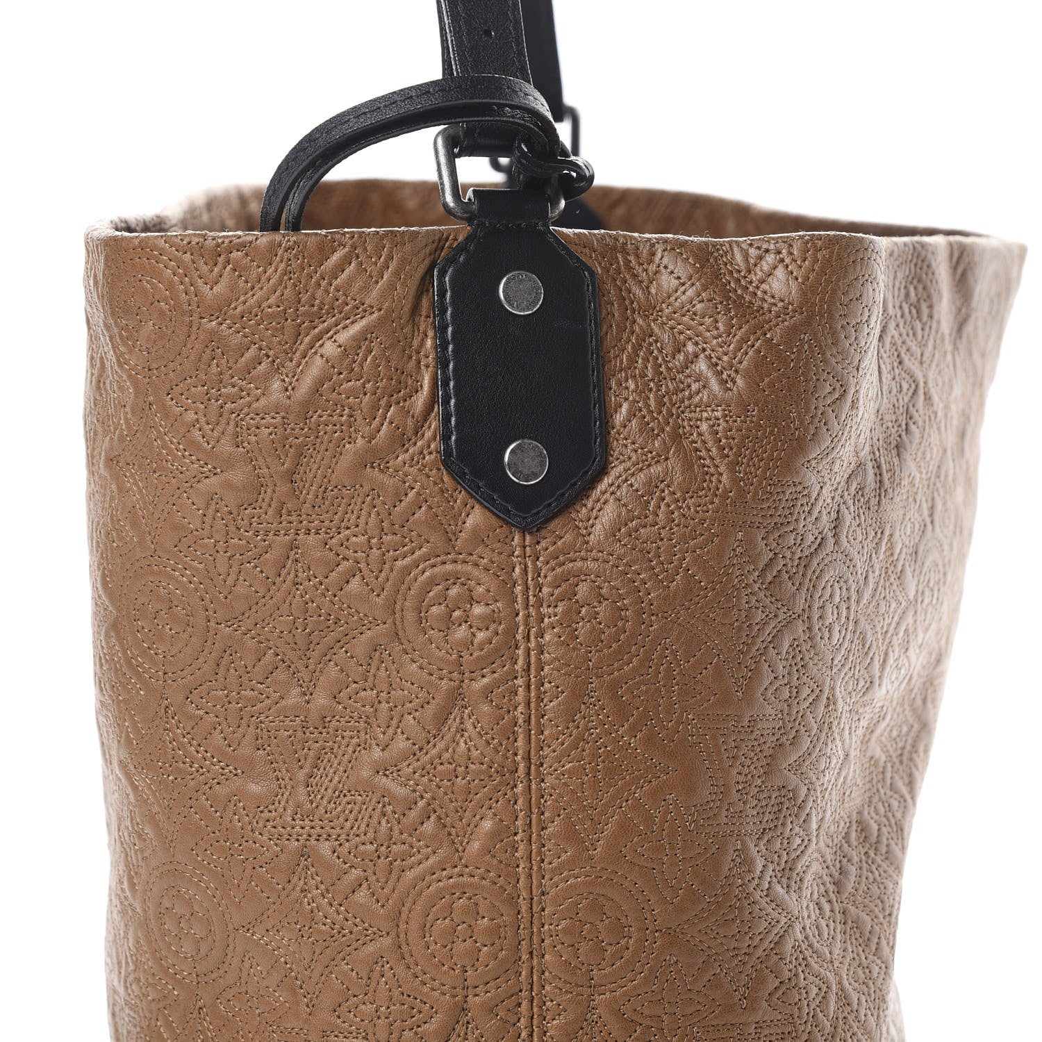 Louis Vuitton Lambskin Antheia Hobo PM Caramel 7 of 12