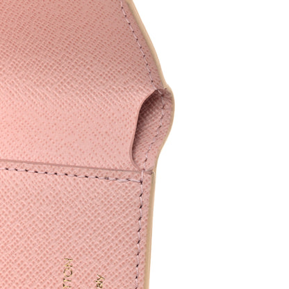 Louis Vuitton Damier Azur Victorine Wallet Rose Ballerine 9 of 11