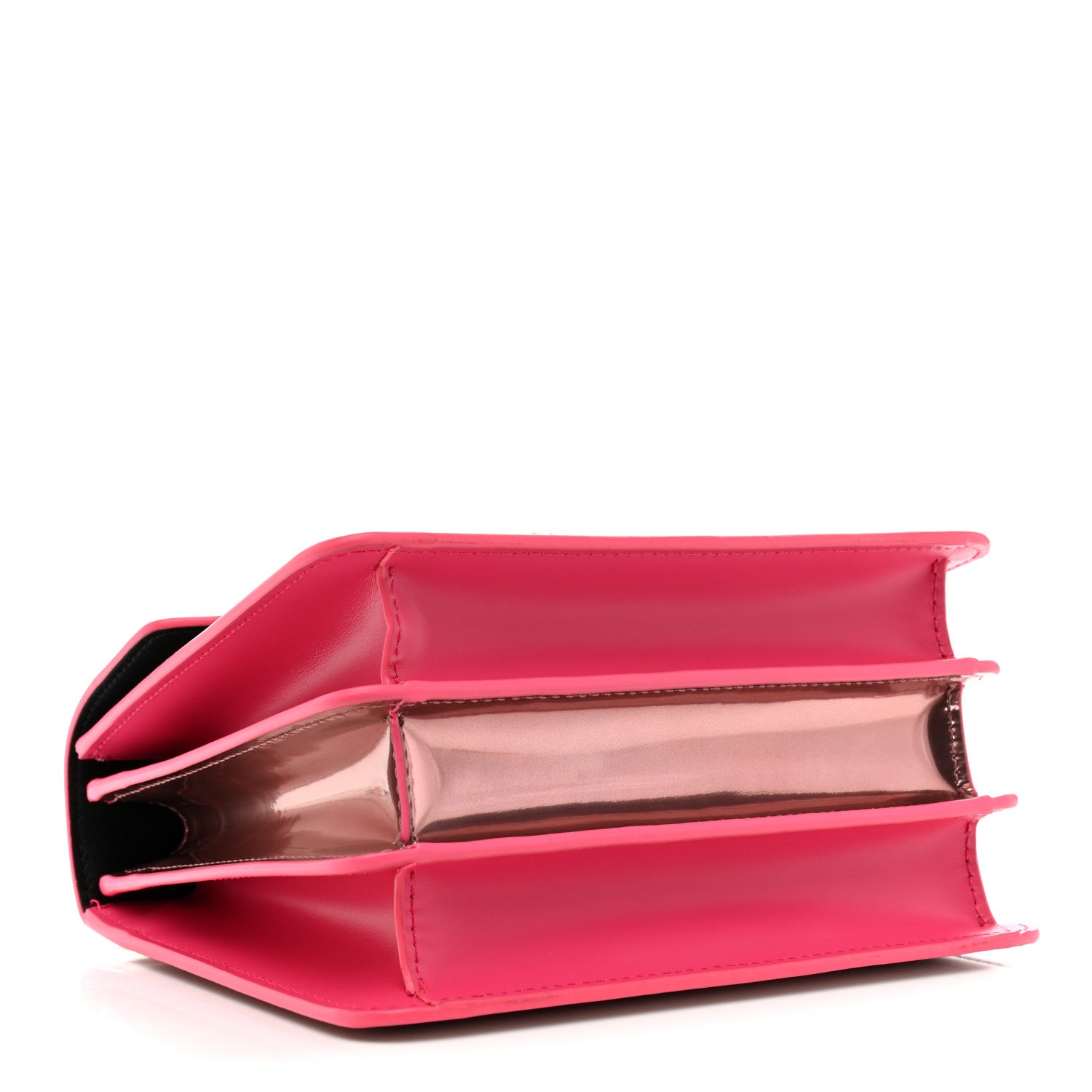 Bulgari Metallic Calfskin Serpenti Forever Top Handle Pink 5 of 15