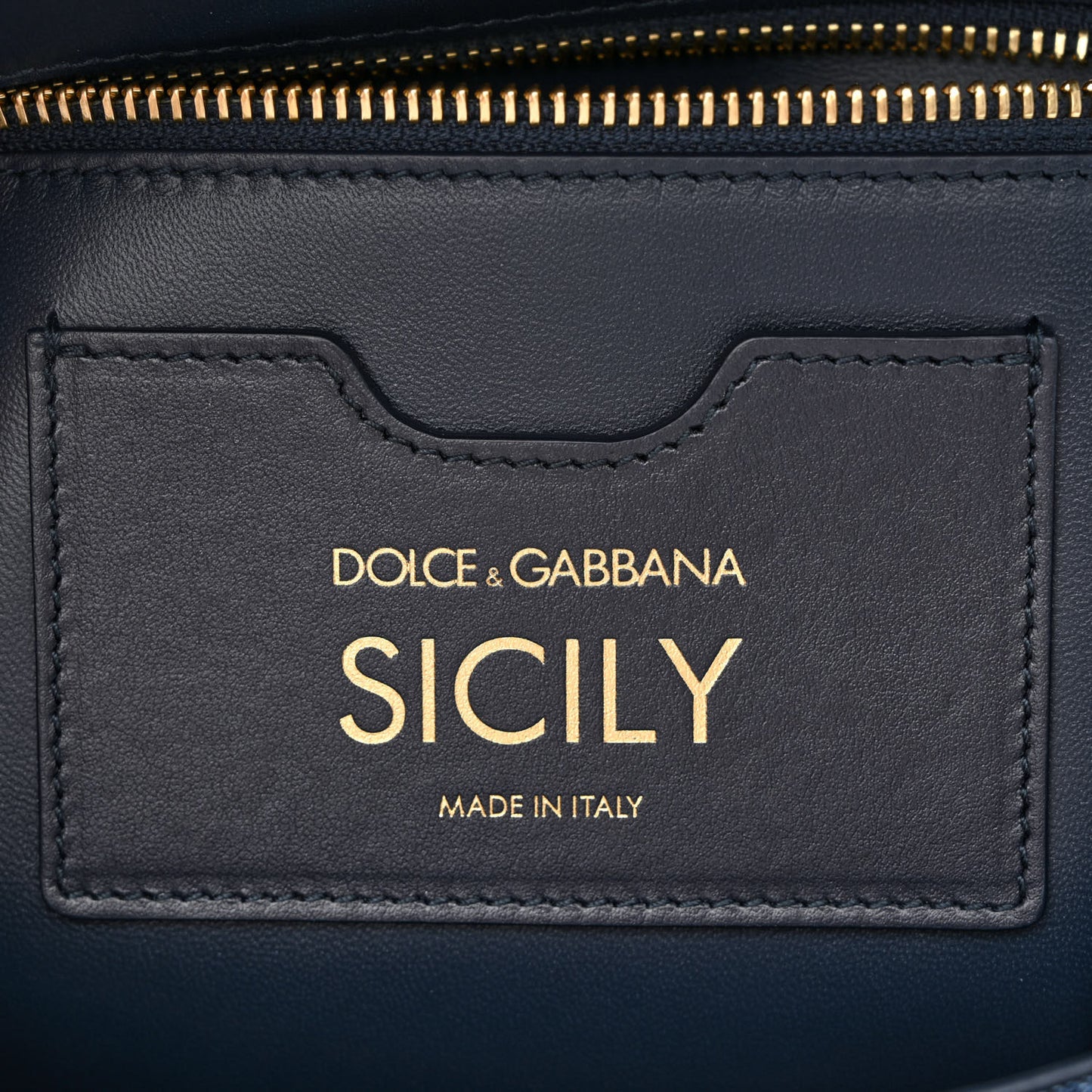 Calfskin Denim Patchwork Medium Miss Sicily Satchel Blue