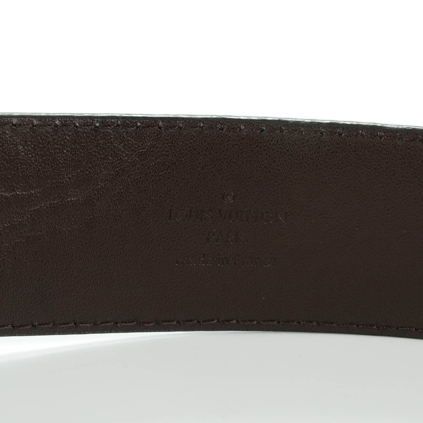 Damier Ebene 40mm LV Initiales Belt 95 38