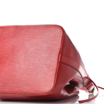 Louis Vuitton Epi Petit Noe Castillan Red 7 of 8