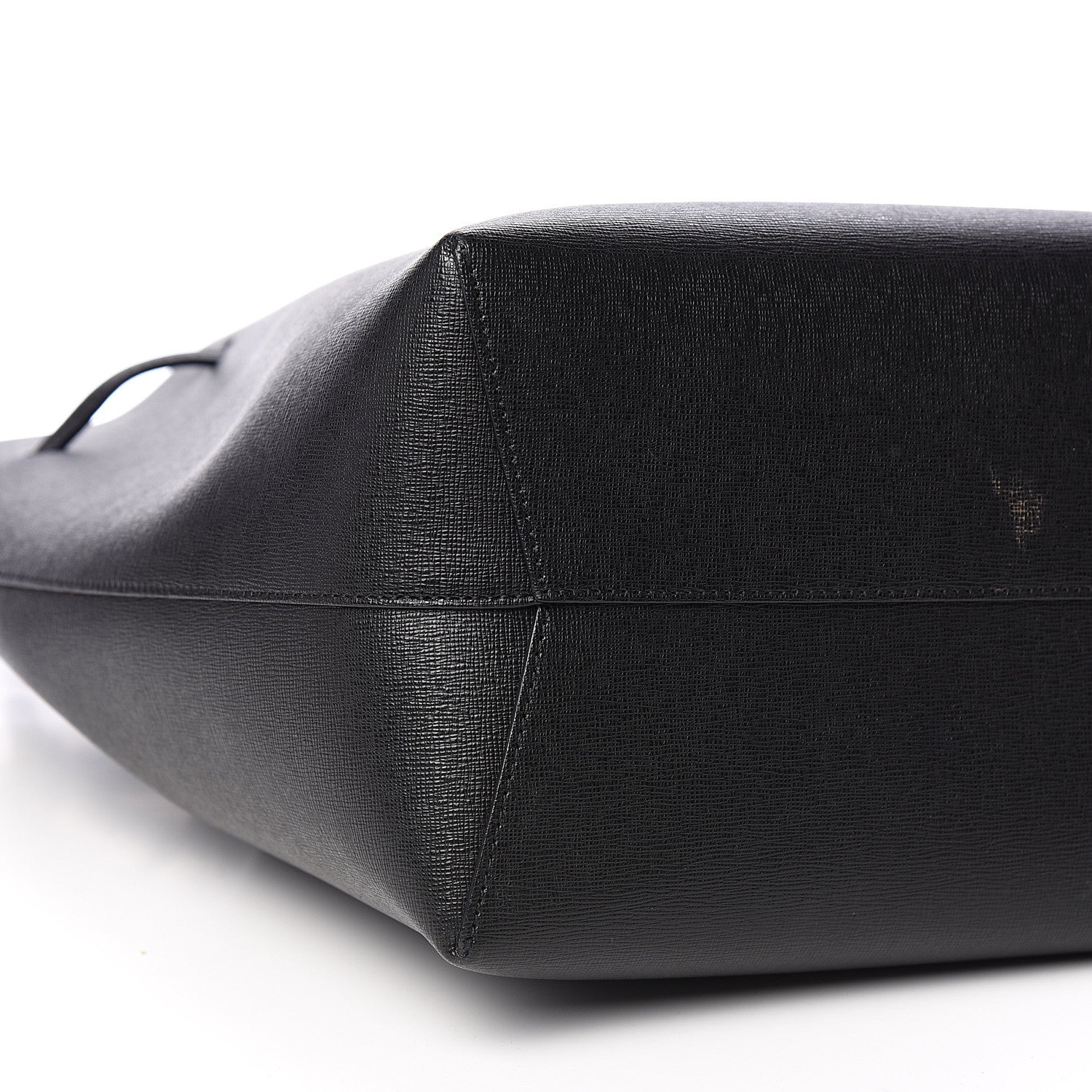 Mansur Gavriel Saffiano Bucket Bag Black Flamma 8 of 10