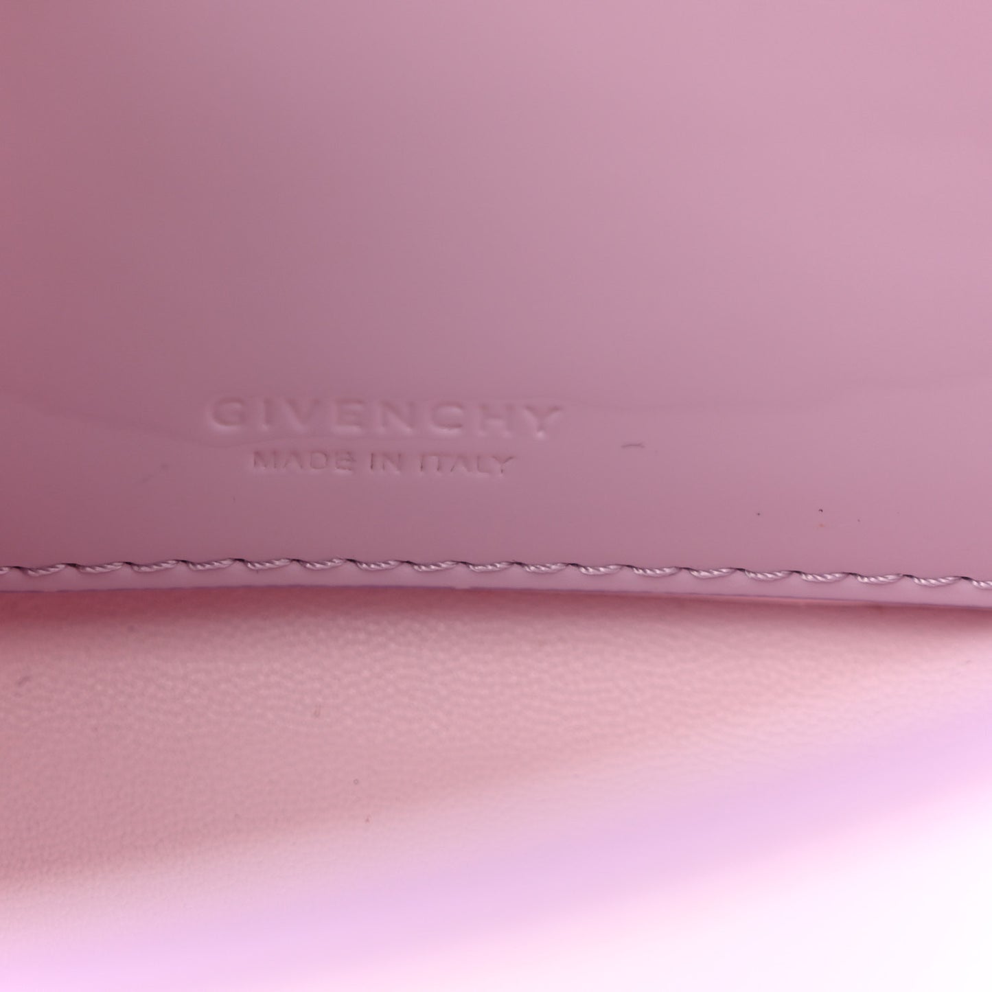 Patent 4G Small Padded Crossbody Bag Lilac