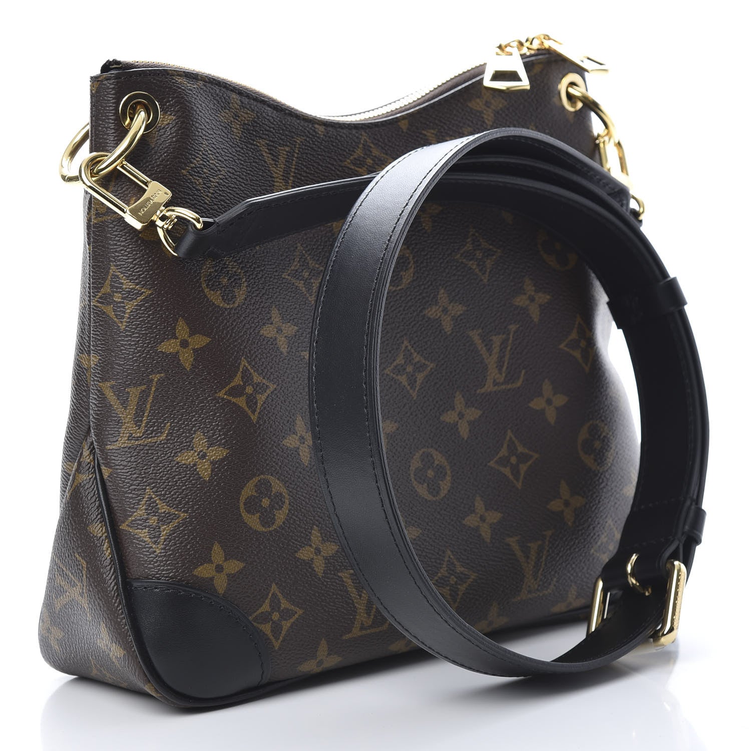 Louis Vuitton Monogram Odeon PM Black 3 of 10