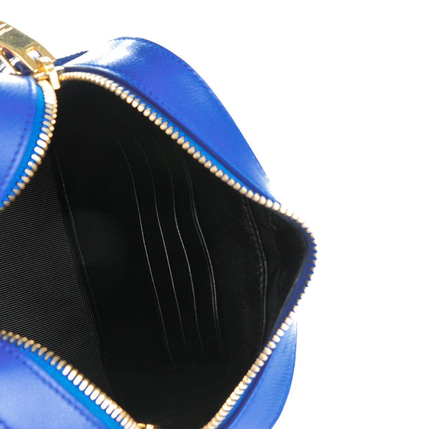 Saint Laurent Grain De Poudre Small Classic Monogram Camera Bag Blue Majorelle 5 of 7