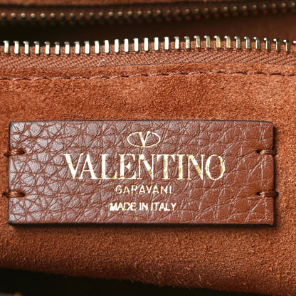 Valentino Garavani Grained Calfskin Medium Roman Stud Shoulder Bag Selleria 8 of 10