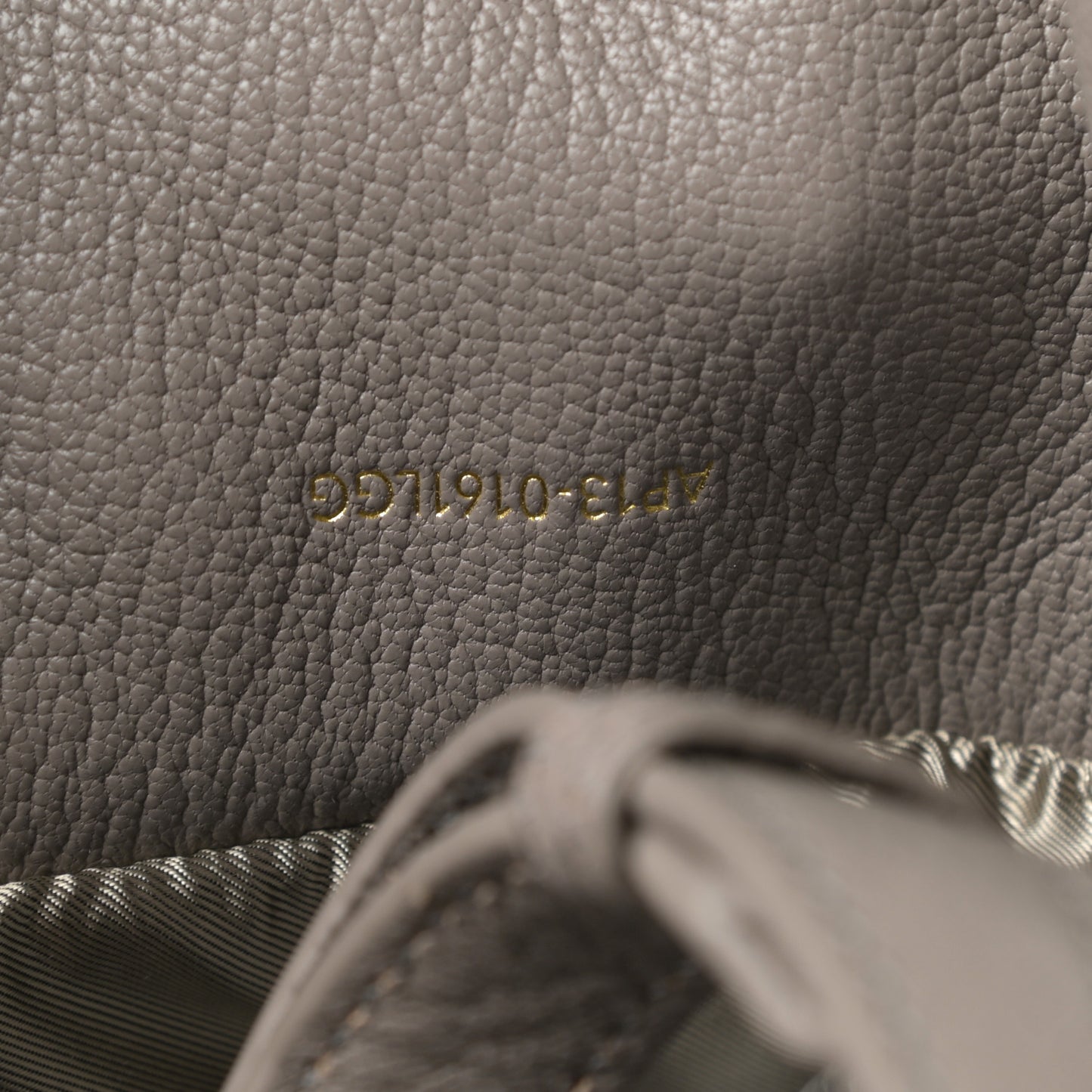 Calfskin Small Scout Bucket Bag Pebble