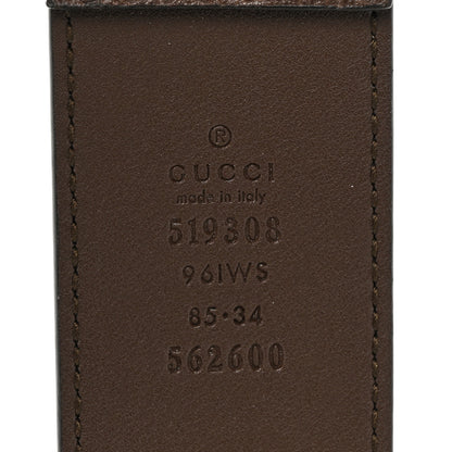 Gucci GG Supreme Monogram Web Small Ophidia Belt Bag 85 34 Dark Brown 10 of 10