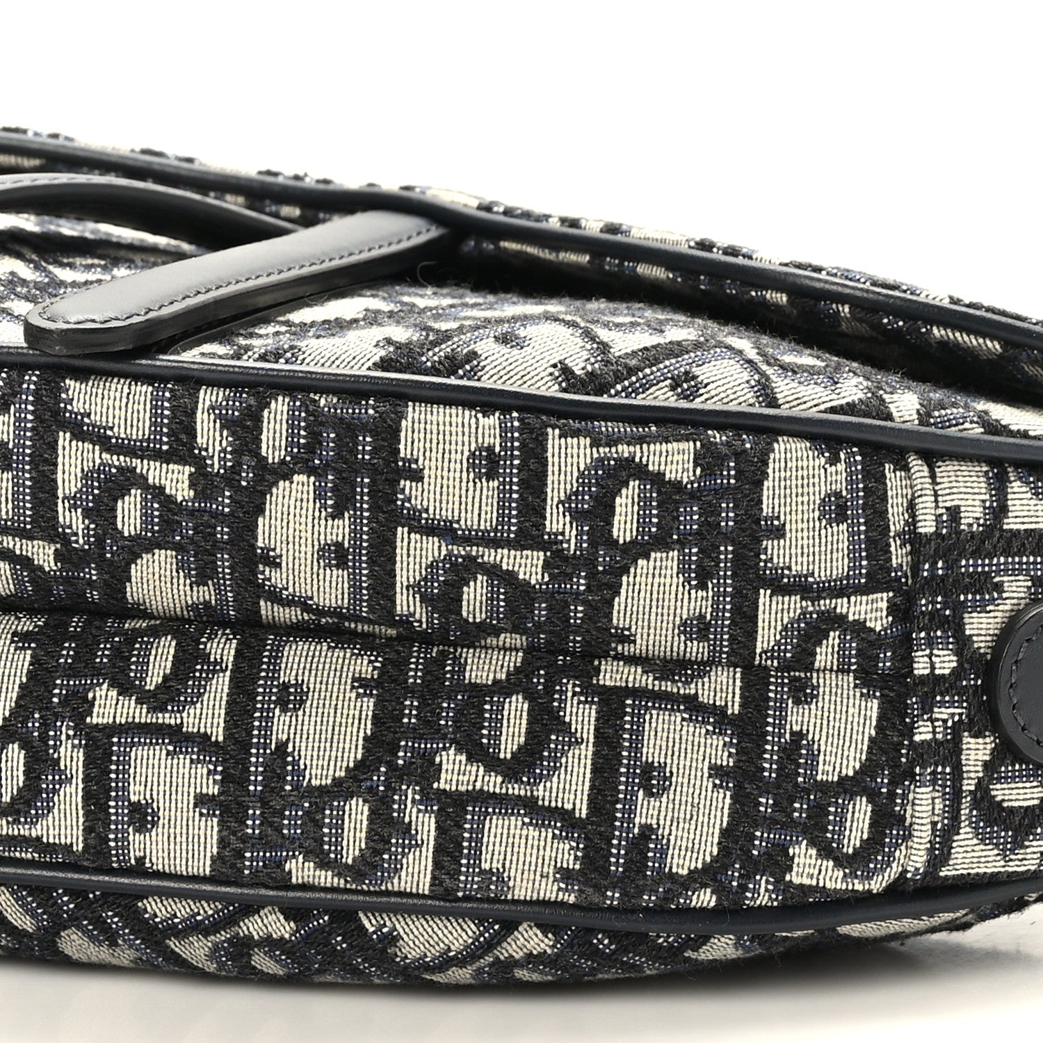 Christian Dior Oblique Saddle Bag Blue 9 of 9