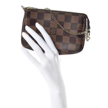 Louis Vuitton Damier Ebene Mini Pochette Accessories 2 of 9