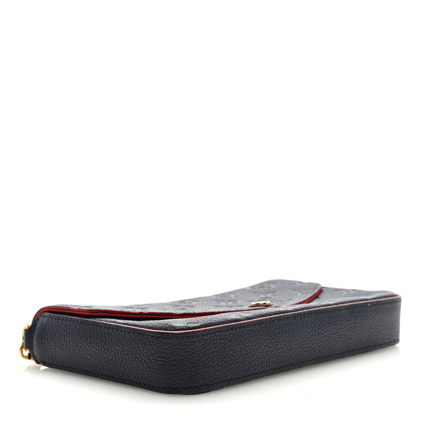 Empreinte Pochette Felicie Chain Wallet Marine Rouge