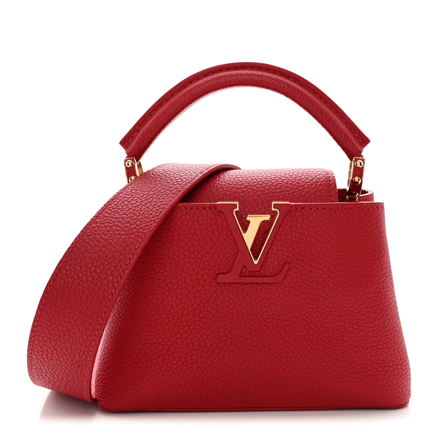 Taurillon Mini Capucines Scarlet