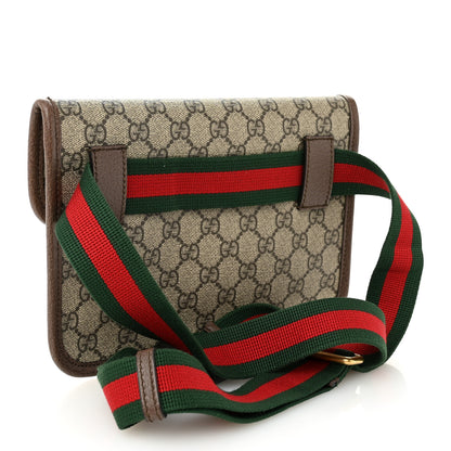 Gucci GG Supreme Monogram Neo Vintage Web Belt Bag Brown 3 of 11