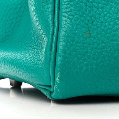 Hermes Taurillon Clemence Kelly Retourne 32 Bleu Paon 14 of 18
