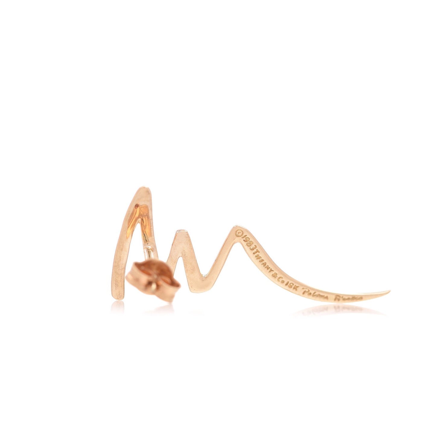 18K Yellow Gold Paloma Picasso Scribbles Earrings