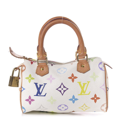 Louis Vuitton Monogram Multicolor Mini Sac HL Speedy White 1 of 9