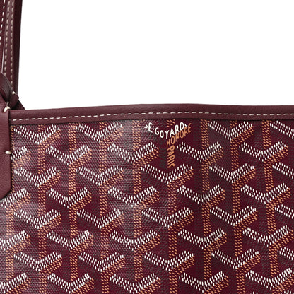 Goyard Goyardine Reversible Anjou GM Burgundy 14 of 19
