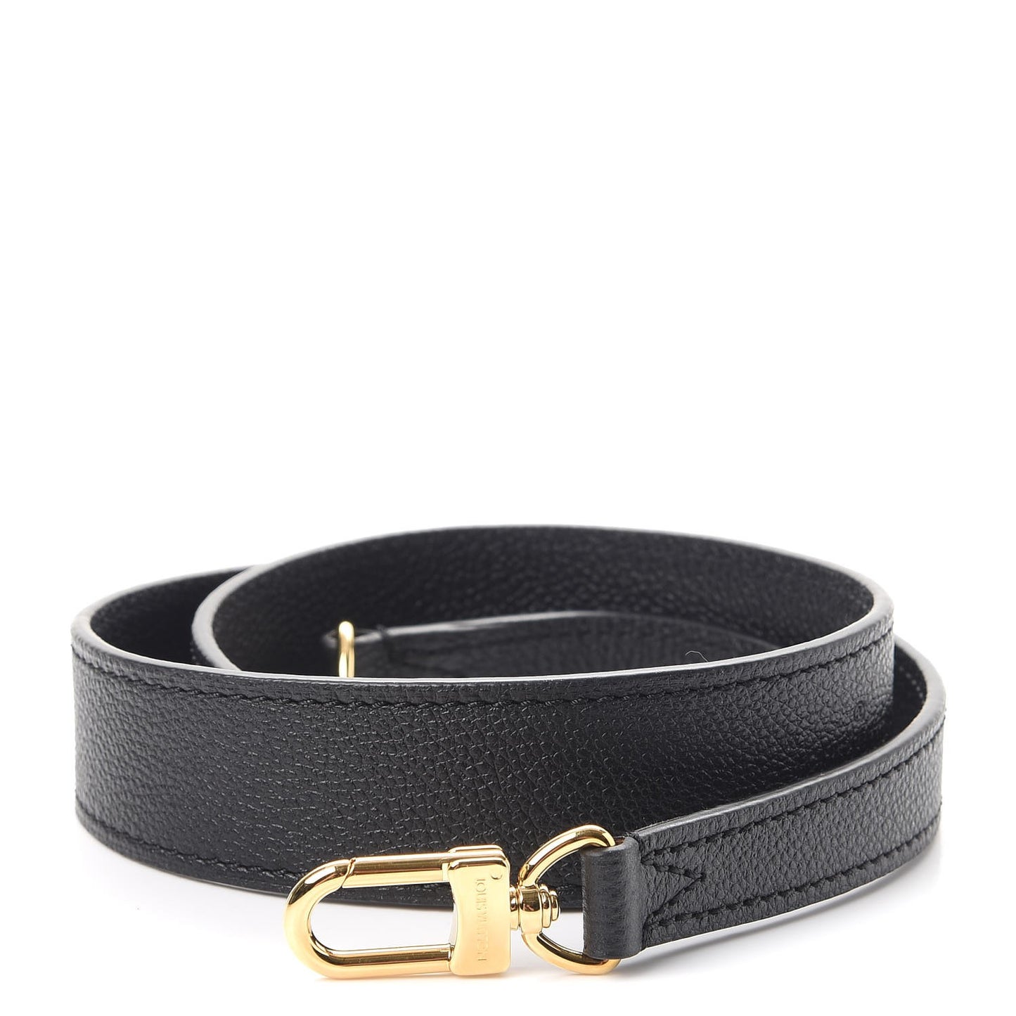 Calfskin Montaigne Shoulder Strap Black