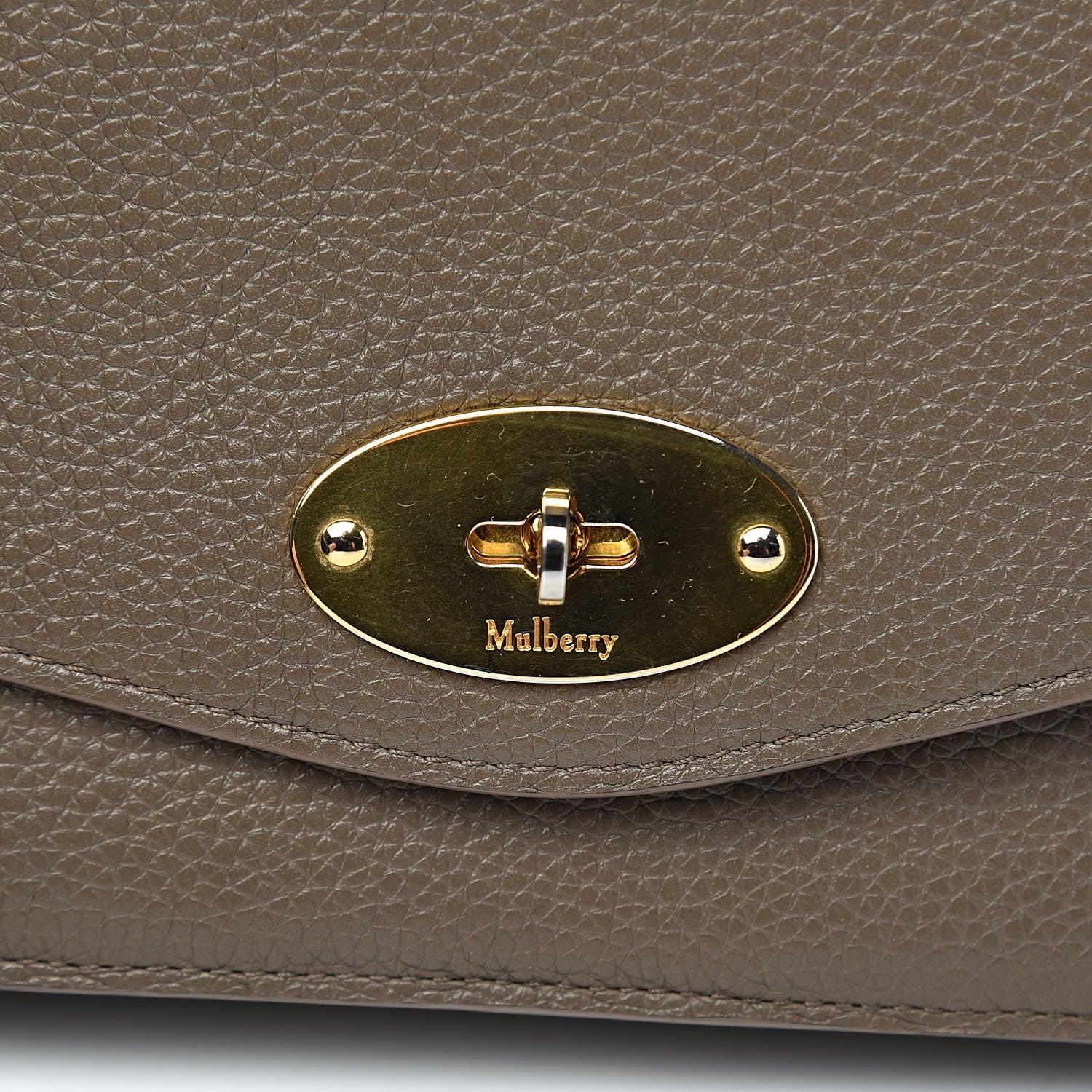 Mulberry Natural Grained Calfskin Small Darley Satchel Solid Grey 7 of 15