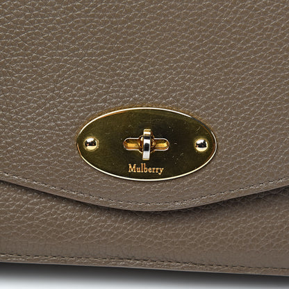 Mulberry Natural Grained Calfskin Small Darley Satchel Solid Grey 7 of 15
