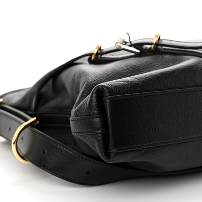 Givenchy Tumbled Calfskin Corset Medium Voyou Bag Black 9 of 11