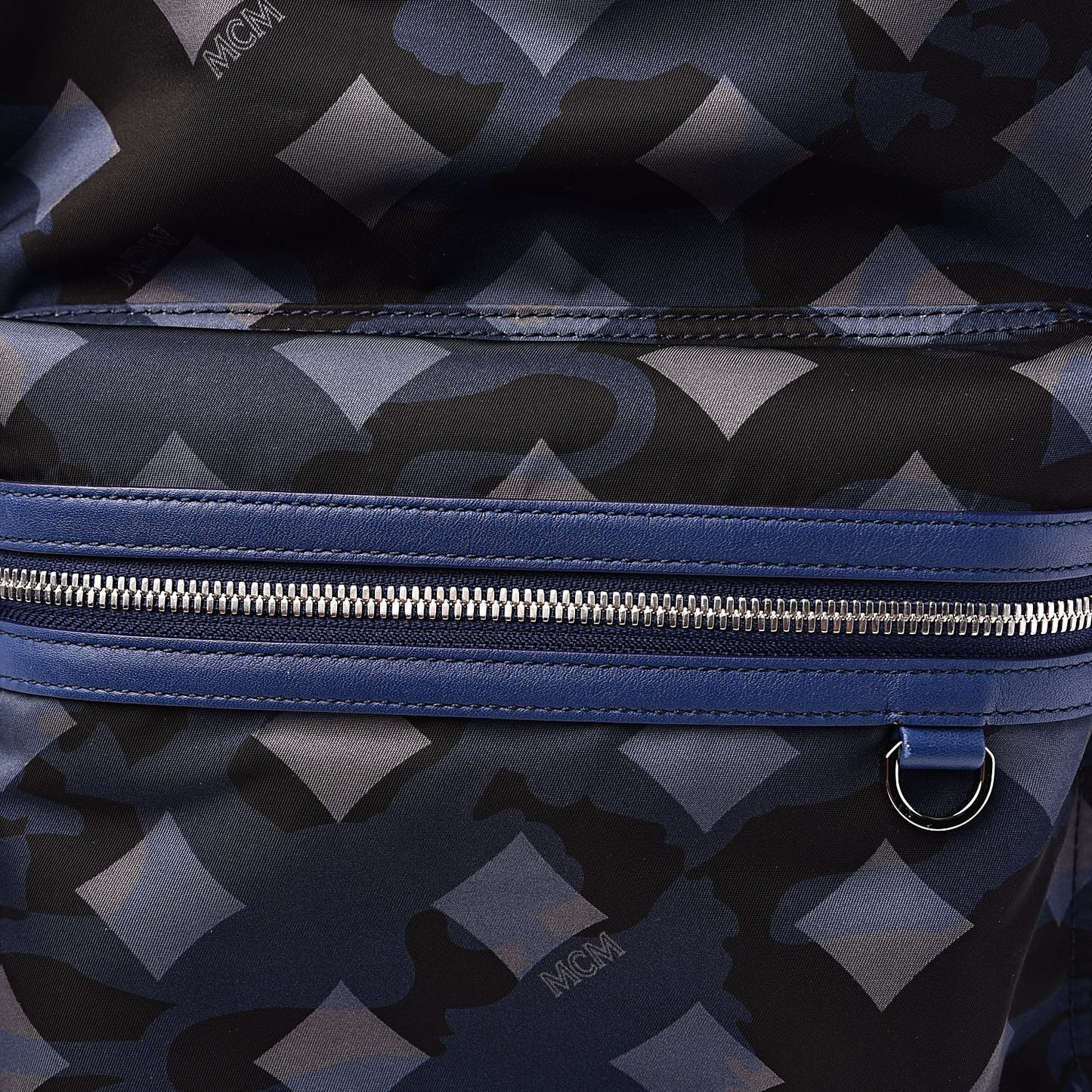 Nylon Camo Dieter Medium Backpack Estate Blue