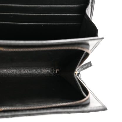 Gucci Calfskin Matelasse GG Marmont Medium Wallet Black 5 of 10