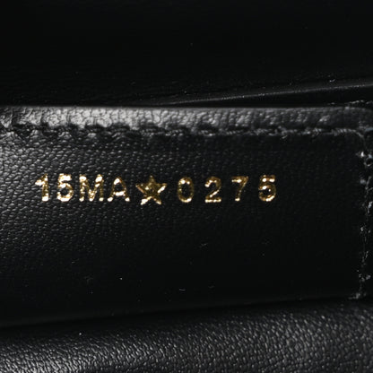 Christian Dior Calfskin Macrocannage Medium D-Motion Bag Black 7 of 10