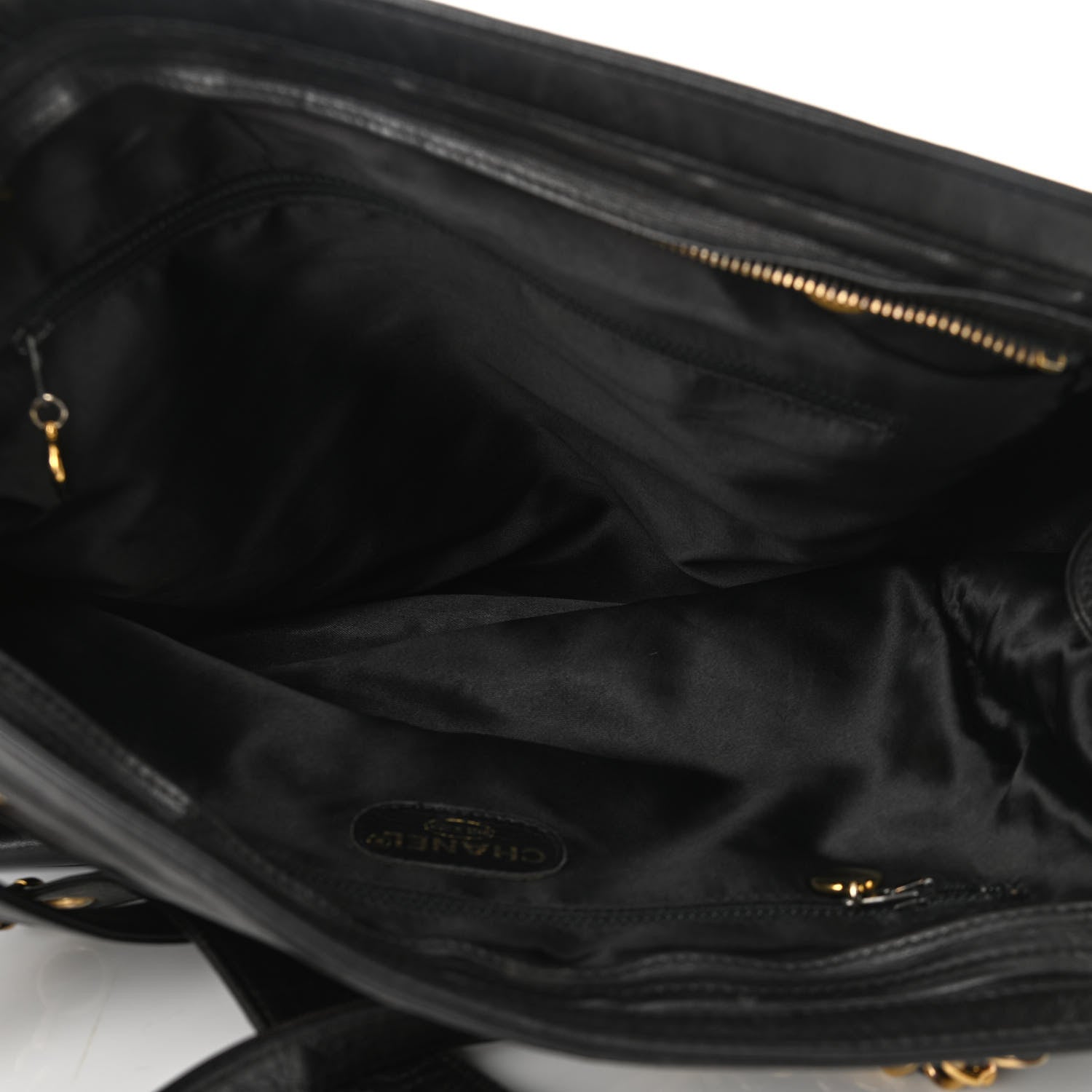 Chanel Lambskin CC Shoulder Bag Black 5 of 10