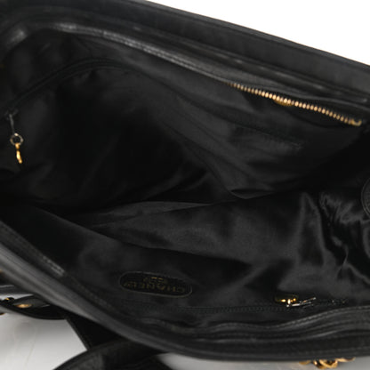 Chanel Lambskin CC Shoulder Bag Black 5 of 10
