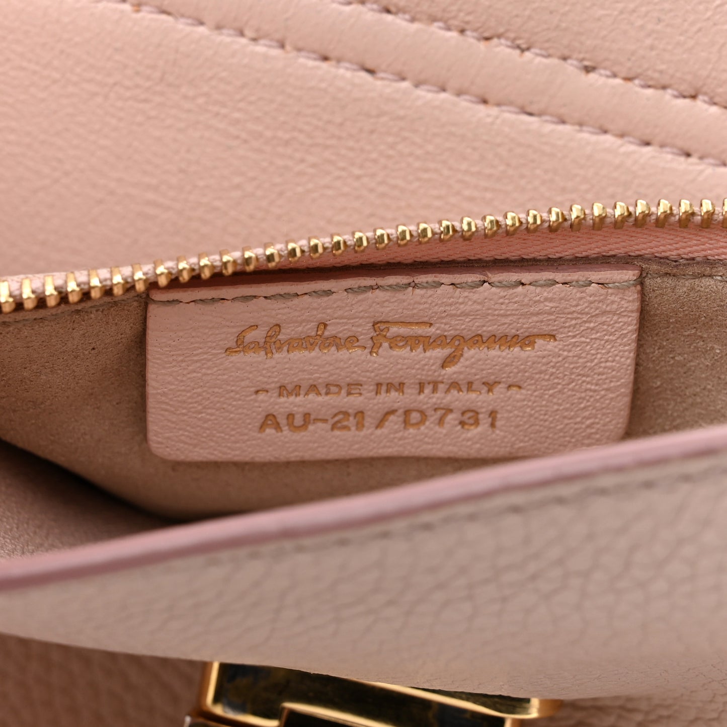 Calfskin Abbey Crossbody Light Pink